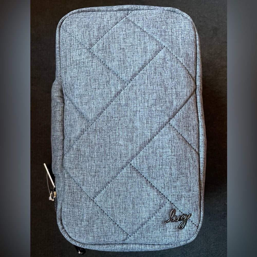 Lug Hover Cosmetic Pouch - Heather Gray